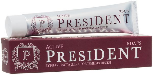 Президент зубная паста экстра актив (профи) 30мл