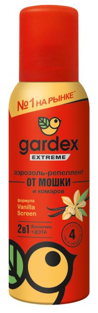 Гардекс экстрим аэрозоль от мошки и комаров 100мл 0151 (АЭРОЗОЛЬ ООО)