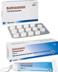 Бинафин 250мг таблетки №14 (SHREYA LIFE SCIENCES PVT. LTD.)