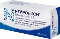 Нейробион таблетки покрытые плёночной оболочкой №20 (MERCK KGAA)
