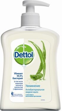 Деттол мыло жидкое антибактериальное для рук 250мл увлажнение
