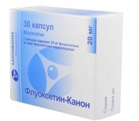 Флуоксетин 20мг капсулы №30 (КАНОНФАРМА ПРОДАКШН ЗАО_2)