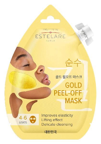 Эстеларе маска-пленка для лица 20мл золотая контурирующая