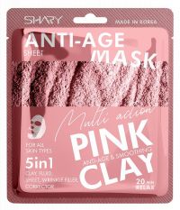 Шери маска на тканевой основе 25г сыворотка и розовая глина (ANCORS CO. LTD)