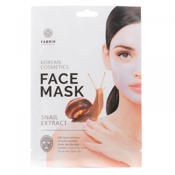 Фабрик косметолоджи маска для лица гидрогелевая 50г экстракт улитки