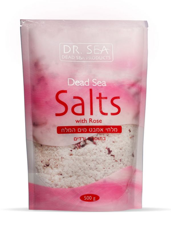 Доктор море соль мертвого моря с лепестками роз 500г 9367