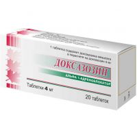 Доксазозин 4мг таблетки №20 (NU-PHARM INC./ ВЕКТОР-МЕДИКА ЗАО)