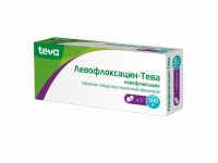 Левофлоксацин-тева 500мг таблетки покрытые плёночной оболочкой №7 (TEVA PHARMACEUTICAL INDUSTRIES LTD_2)