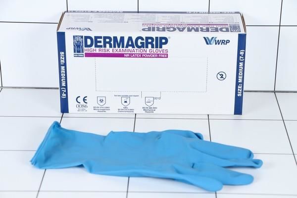 Перчатки нестерильные dermagrip high risk №50 m