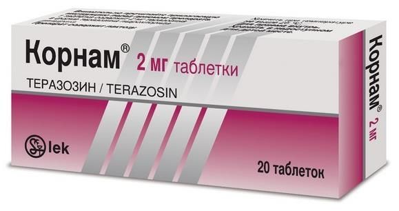 Корнам 2мг таблетки №20 (Lek pharmaceuticals d.d.)