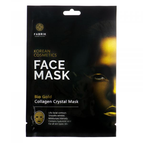 Фабрик косметолоджи маска для лица гидрогелевая 50г биозолото