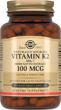 Солгар натуральный витамин к2 капсулы №50 (SOLGAR VITAMIN AND HERB)