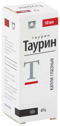 Таурин 4% 10мл капли глазн. №1 фл. (ЛЕККО ФФ ЗАО)