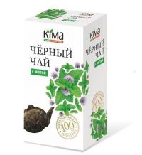Кима чай черный байховый листовой высшего сорта 50г с мятой (ФИРМА КИМА ООО)