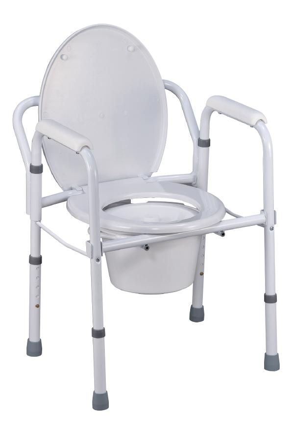 Кресло-туалет со спинкой складное tn-402