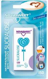 Заменитель сахара сукралоза 150 таблетки новасвит (НОВАПРОДУКТ АГ ООО)