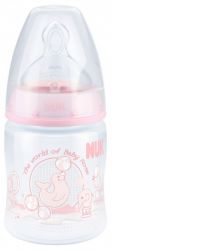 Нук бутылочка для кормления 150мл baby rose сил.соска с 0 мес. 10743283 (MAPA GMBH)