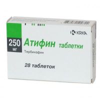 Атифин 250мг таблетки №28 (KRKA D.D.)
