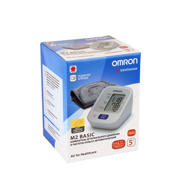Тонометр омрон m2 basic +адаптер (Omron healthcare co.ltd)