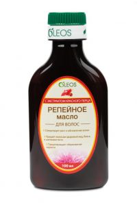 Олеос репейное масло для волос 100мл красный перец (ОЛЕОС ООО)