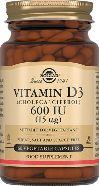 Солгар витамин д3 600ме капс. №60 (SOLGAR VITAMIN AND HERB)