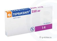 Тербизил 250мг таблетки №14 (GEDEON RICHTER PLC.)