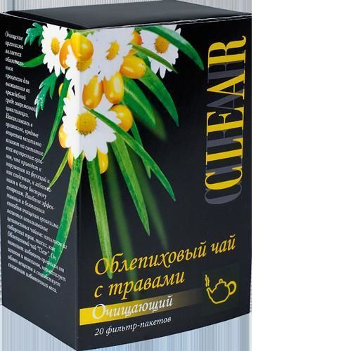 Алтайский букет облепиховый чай с ромашкой clear 1.5г №20 ф/п.