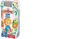 Спеленок сок 200мл яблоко морковь в-каротин (САДЫ ПРИДОНЬЯ НПГ ОАО)