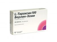 L-тироксин 100мкг таблетки №100 (АКРИХИН ХФК ОАО)