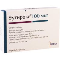 Эутирокс 100мкг таблетки №100 (MERCK KGAA_2)