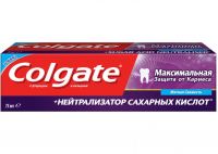 Колгейт зубная паста максимальная защита от кариеса 75мл +нейтр-р сахарных кислот (COLGATE-PALMOLIVE [GUANGZHOU] CO. LTD.)