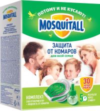 Москитол прибор + жидкость защита для взрослых 30 ночей (БИОГАРД ООО)