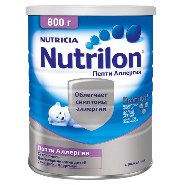 Нутрилон молочная смесь пепти аллергия 800г
