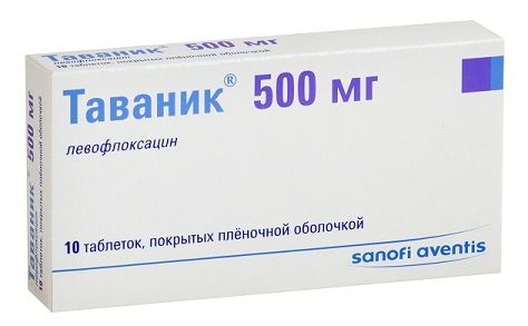 Таваник 500мг таблетки покрытые плёночной оболочкой №10 (Sanofi-winthrop industrie)