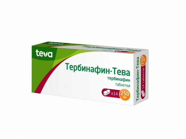 Тербинафин-тева 250мг таблетки №14