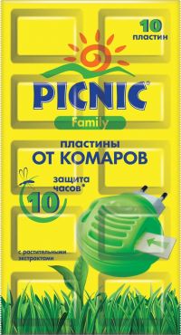 Пикник пластины от комаров №10+2/промо (ИНВЕНТ ЗАО)