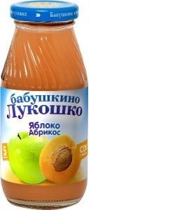Бабушкино лукошко сок 200мл тетра-пак яблоко абрикос б/сахара