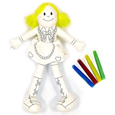 Мир детства игрушка-раскраска девочка 33201