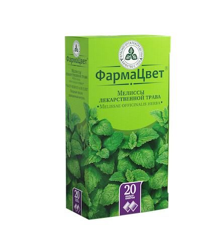 Мелиссы лекарственной трава 1.5г порошок №20 фильтр-пакет