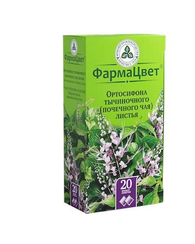 Ортосифона тычиночного (почечного чая) листья 1.5г порошок №20 фильтр-пакет