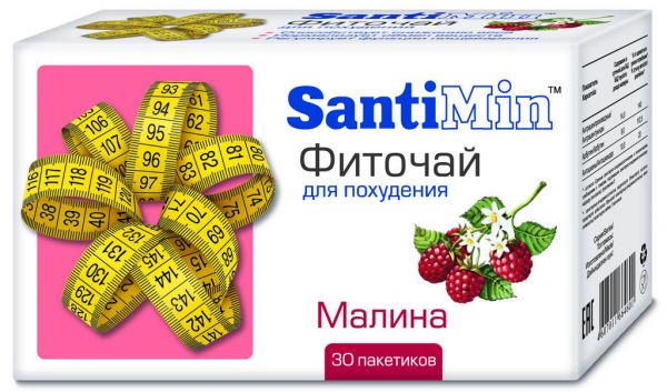 Сантимин для похудения фиточай №30 ф/п. малина