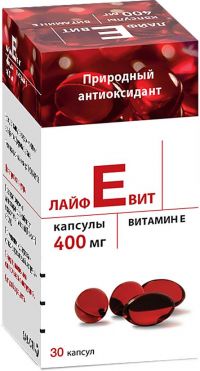 Витамин e (лайфевит) 400мг капсулы №30 (ZENTIVA A.S.)