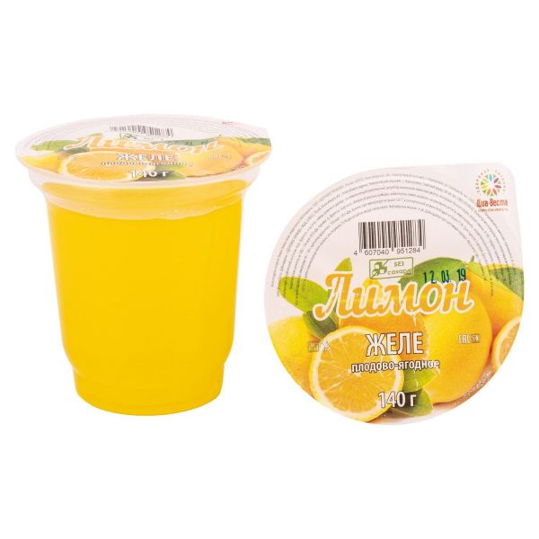 Желе плодово-ягодное 140г фруктоза лимон