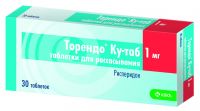 Торендо ку-таб 1мг таблетки для рассасывания №30 (KRKA D.D.)