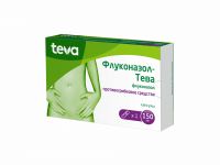 Флуконазол-тева 150мг капсулы №1 (TEVA PHARMACEUTICAL WORKS PRIVATE CO.)