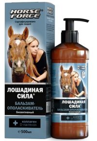 Лошадиная сила бальзам-ополаскиватель для волос 500мл (ДИНА+ ООО)