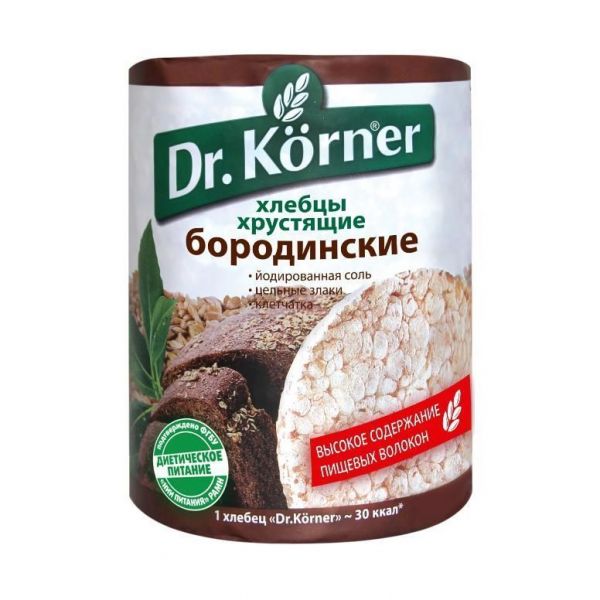 Др.корнер хлебцы бородинские 100г