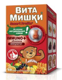 Кидс формула витамишки immuno+ пастилки жевательные №60 (SANTA CRUZ NUTRITIONALS)