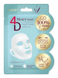 Шери маска-бандаж 4d 35г с пептидами (AJU COSMETIC CO LTD)