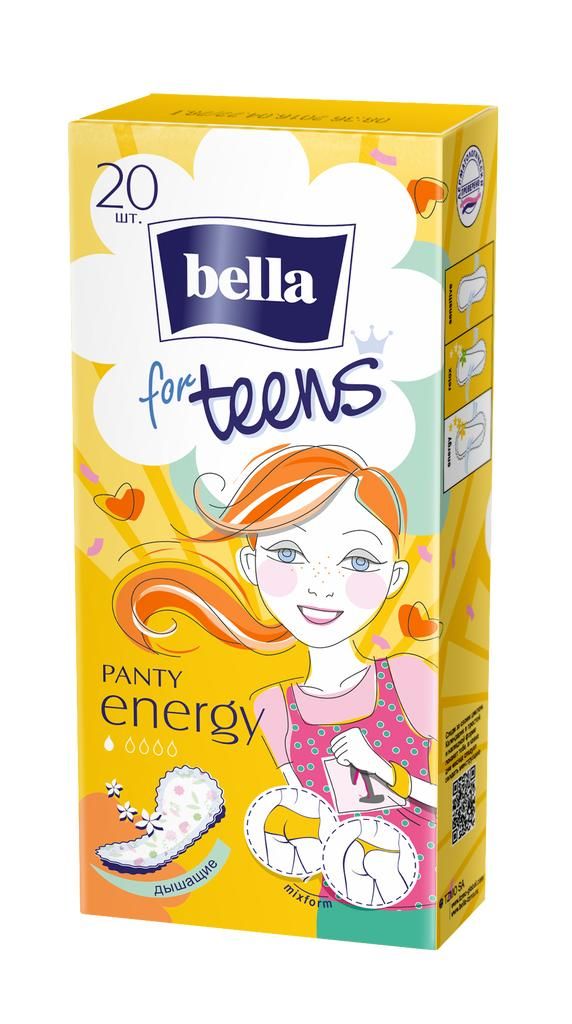 Белла прокладки for teens №20 энерджи ежедневн.